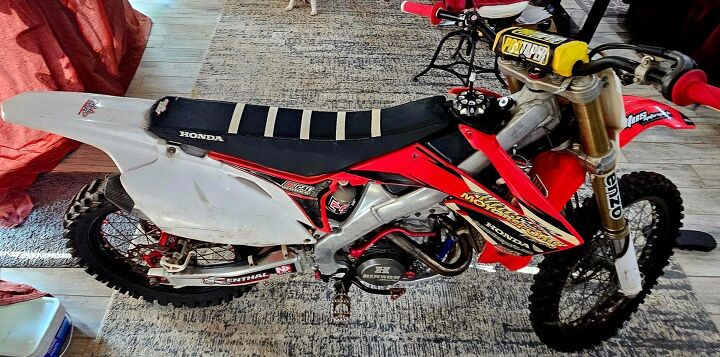 2012 honda crf 250 r off road motorcycle