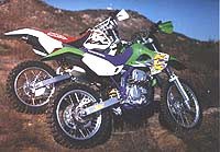 Church of MO: 1997 Honda XR400R Vs Kawasaki KLX300R