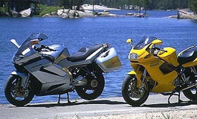 Church of MO: 2001 Aprilia RST Futura Vs. Ducati ST4