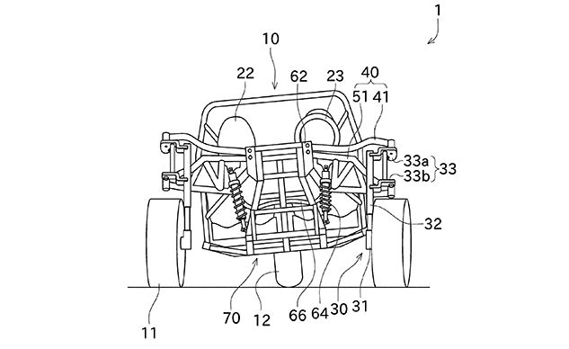 Kawasaki is Developing a Slingshot Competitor That Leans