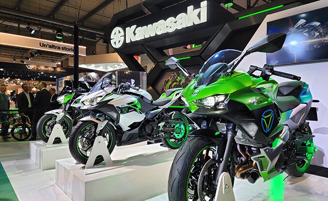 Kawasaki Reveals Electric, Hybrid and Hydrogen-Powered Prototypes