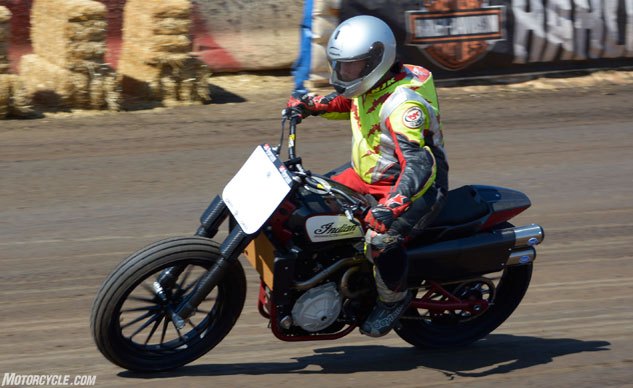 Riding the Indian Scout FTR750!